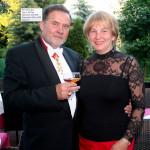 Commander Péter Lehoczky and his wife