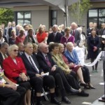 Hospice opening ceremony in September 2013