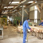 Plouray Sawmill operated by handicapped residents